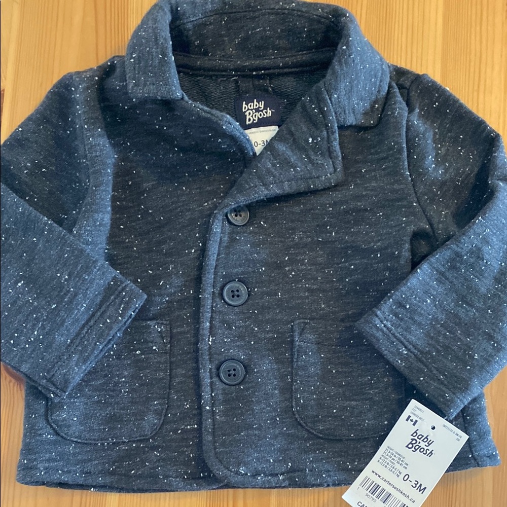 Baby B'gosh Gray Speckled Jacket